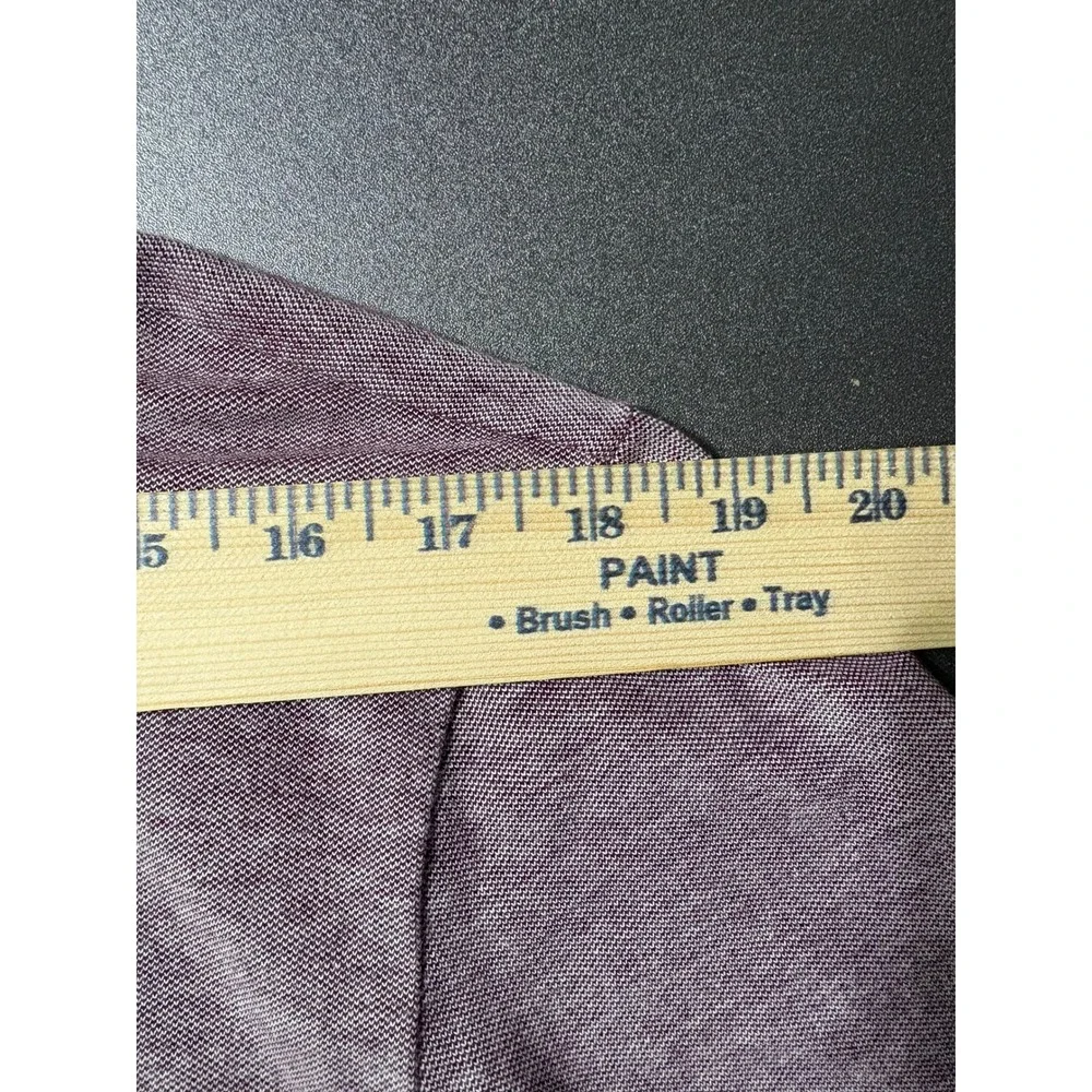 Banana Republic Performance Pique Polo Shirt Mens Large Purple Heathered Pocket